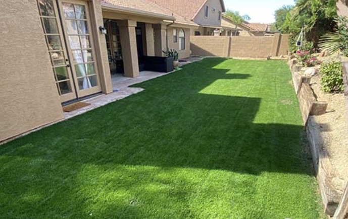 After lawn